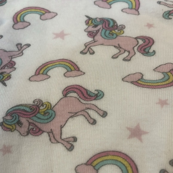Bobby Brooks long sleeve pajama top tee jersey unicorns rainbows stars girls 6X - Picture 4 of 5